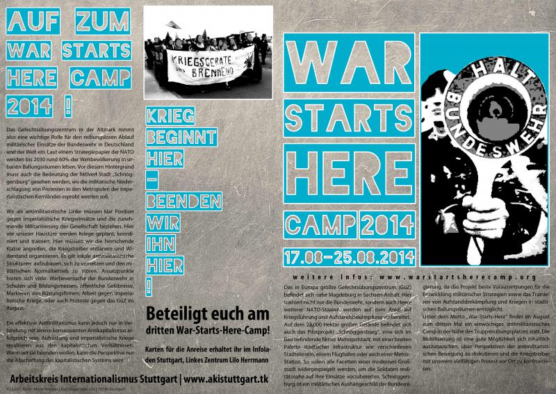 War Start Here Camp 2014