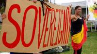 Aboriginal protesters in Canberra - 20