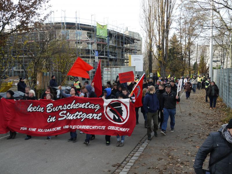 Spontaner Demozug zur Sängerhalle 3