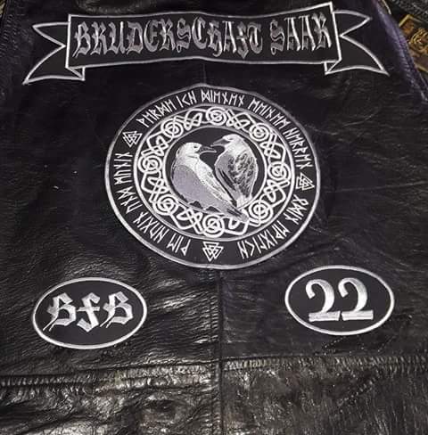 Backpatch der "Bruderschaft Saar"