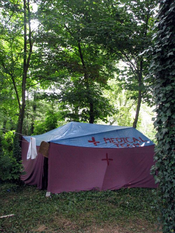 Medics tent