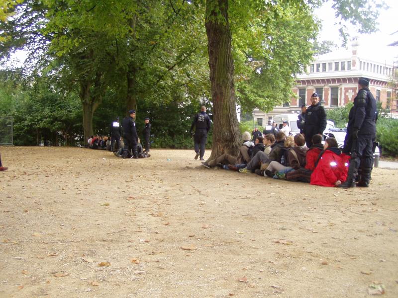 Festnahmen im Leopoldspark