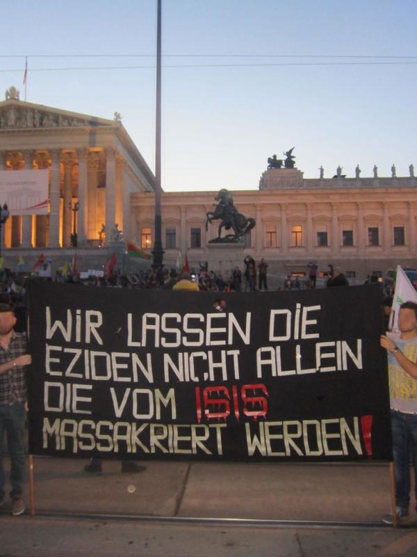 Wir lassen die Eziden nicht allein, die vom ISIS massakriert werden!