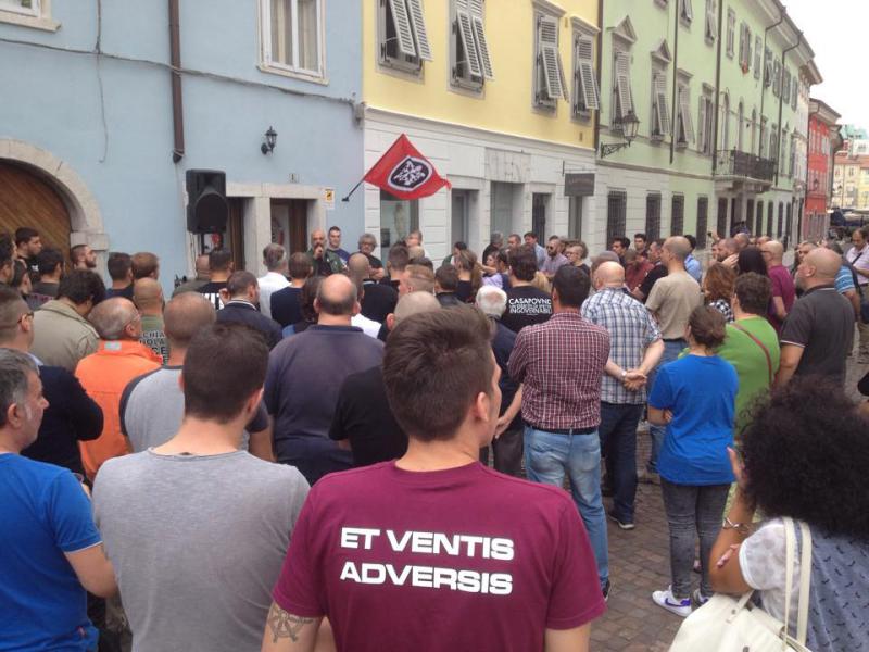 Eröffnung des CasaPound Sitzes "La Tenaca" in Gorizia am 19.09.2015