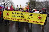 Gegen die Urananreicherungsanlage der URENCO in Gronau.