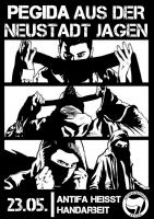 Pegida aus der Neustadt jagen