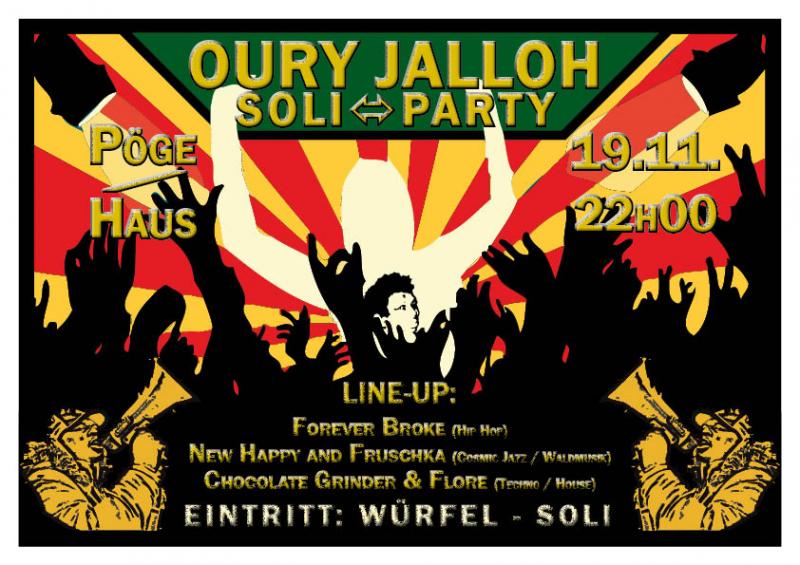 Oury Jalloh Soli-Party im PögeHaus (Leipzig)
19.11. - 22h