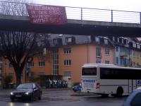 12.12.09 Freiburg: Wir bleiben alle in der Stadt - Bis auf Dieter, den hammer satt!