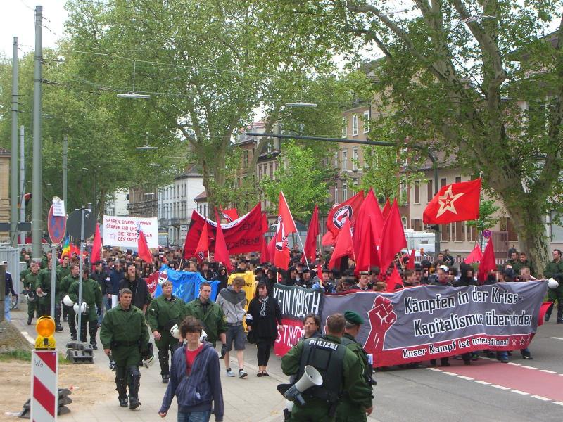 1. Mai-Demo in Karlsruhe 2010