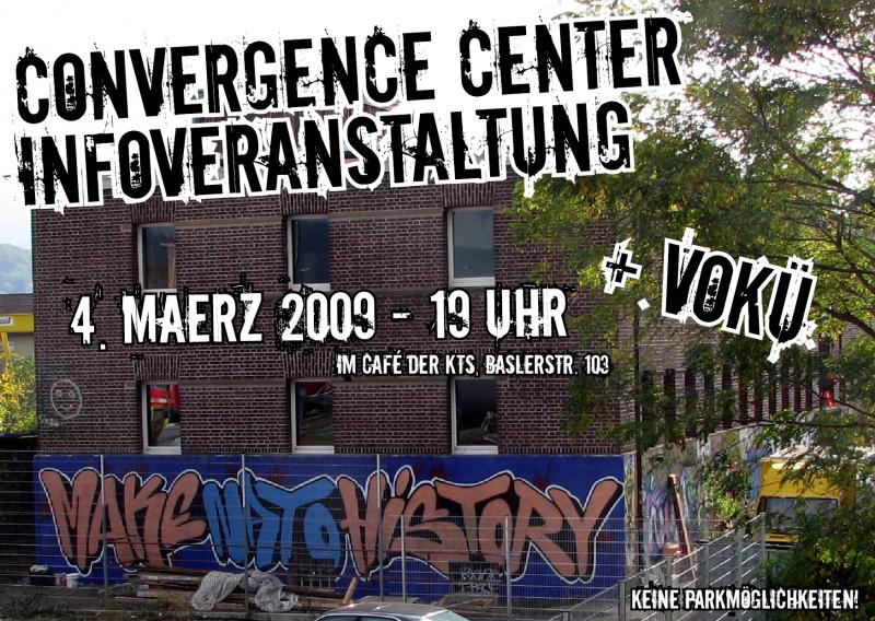 Infoveranstaltung Flyer Vorderseite