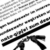 Flyer Anti-NATO-Veranstaltung