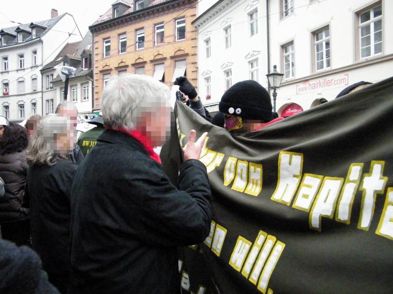 Antifaschistische Demonstration am 14. November 2009 in Freiburg