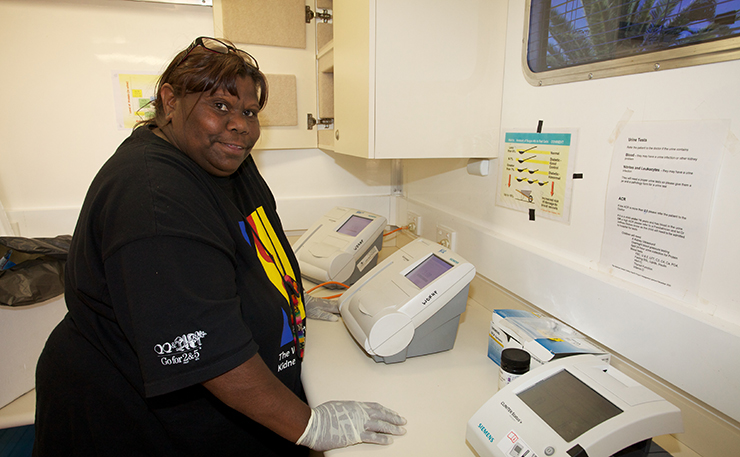 Annette Stokes, Co-Chief Investigator of the Western desert Kidney Project. (IMAGE: Matt Scurfield)