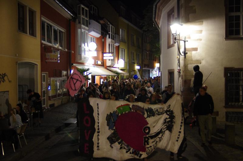 Demo druch die Innenstadt