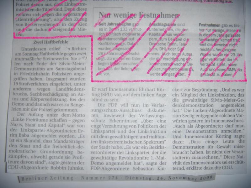 24.11.09 (Dienstag) - Berliner Zeitung