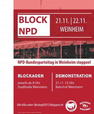 NPD-Bundesparteitag in Weinheim verhindern!