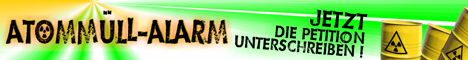Banner: Atommüll-Alarm