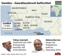 Gambia vor einer möglichen militärischen Intervention