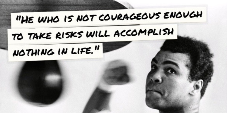 ali courage to take risks