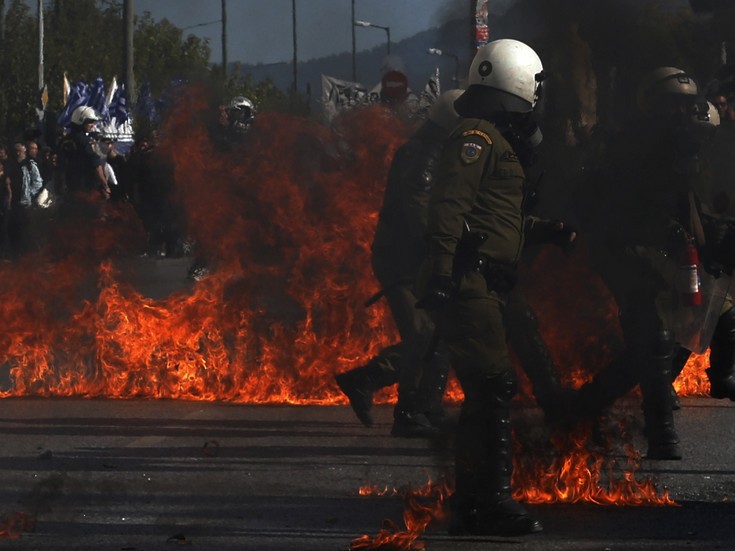 [Athen] Ausschreitungen beim Generalstreik