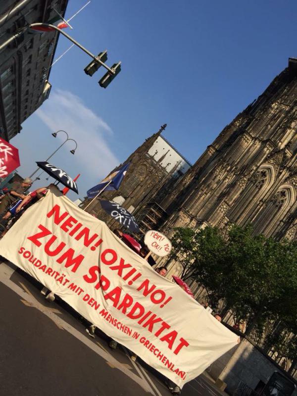 Köln: „Nein“ zu Austerity und Deutsch-Europa! 1