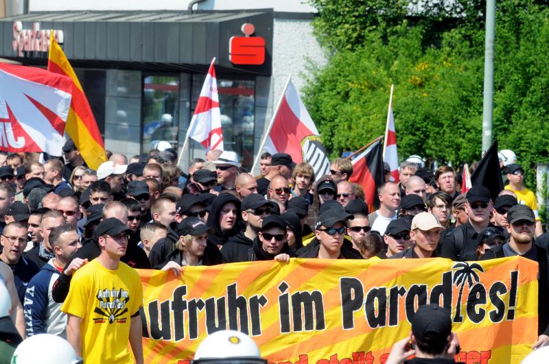 Nazis in Ulm am 1. Mai 2009