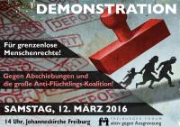Demo: Für grenzenlose Menschenrechte – Gegen Abschiebungen und die große Anti-Flüchtlings-Koalition 1