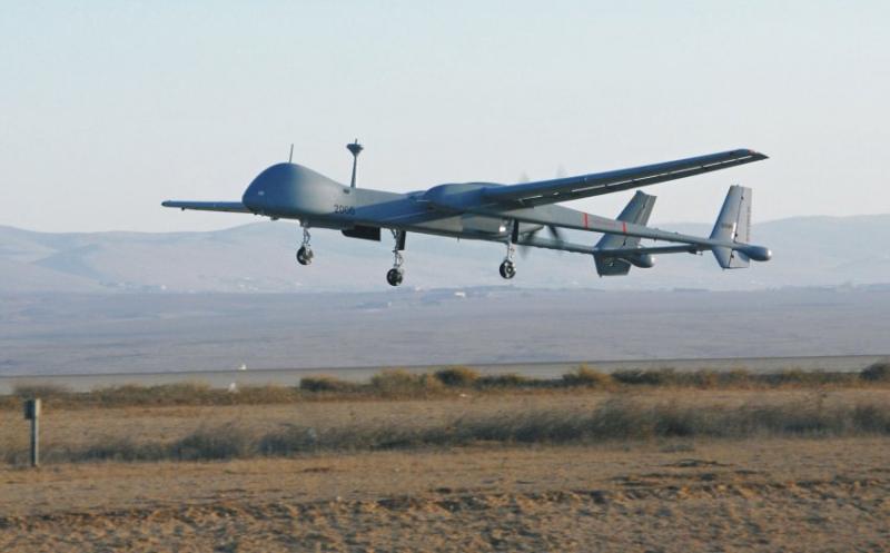 Israelische "Heron"-Drohne: Sie könnte die amerikanischen Drohnen zumindest zum Teil ersetzen - doch die Spannungen zwischen Ankara und Jerusalem verhindern das derzeit