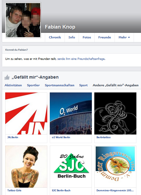 JN & SJC-Logo auf Fabian Knops Facebookprofil (August 2013)