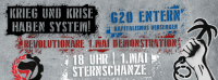 Bundesweite Revolutionäre 1. Mai Demo Hamburg Sternschanze 18 Uhr