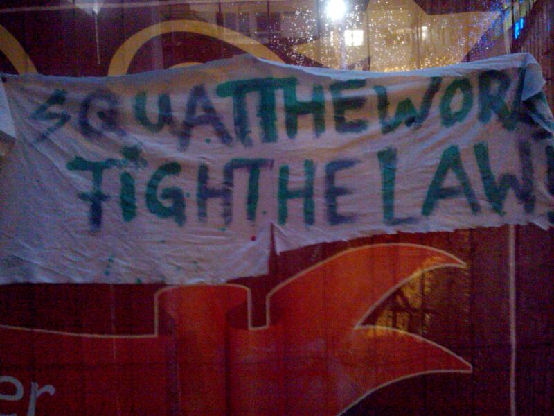 Squat the World! Fight the Law!