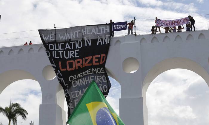 Transpi am Arco da Lapa