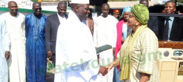 President Jammeh and Sirleaf