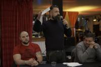 Logan Djian (GUD-Paris),  Arnaud de Robert (MAS), Sébastien Magnificat (CasaPound Italia)