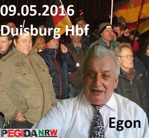 Erneute Ankündigung von Egon Rohmann als Redner bei PegidaNRW