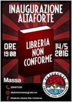 CasaPound Einweihung - Libreria non conforme in Massa, 14.05.2016