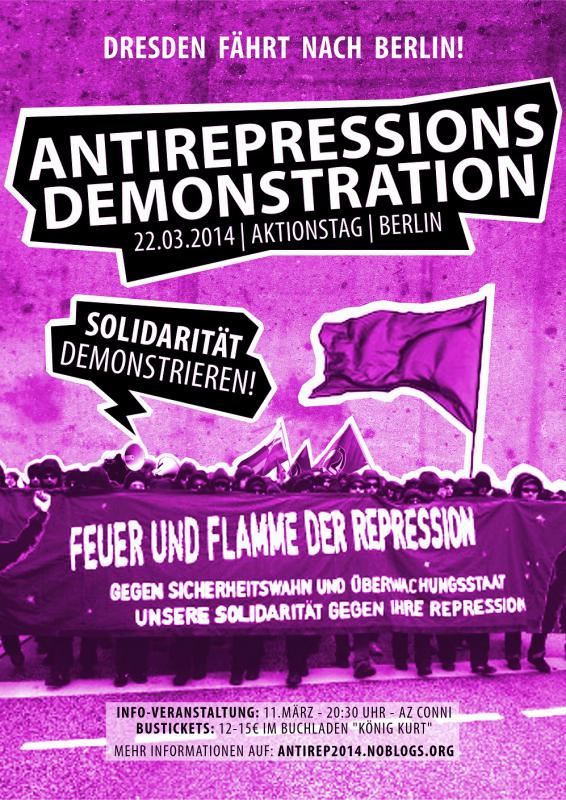 Plakat - Dresden fährt nach Berlin