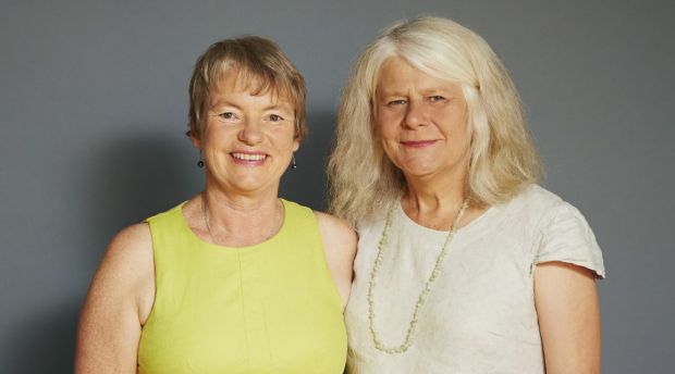 Greens senator Janet Rice (left) and her partner, Nobel Prize-winning climatologist, Penny Whetton
