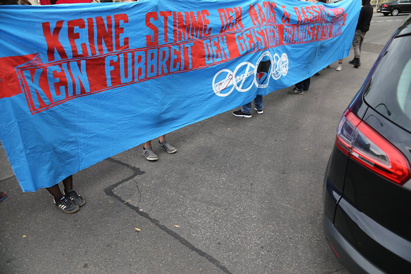 Anti-AfD-Demo in Pankow