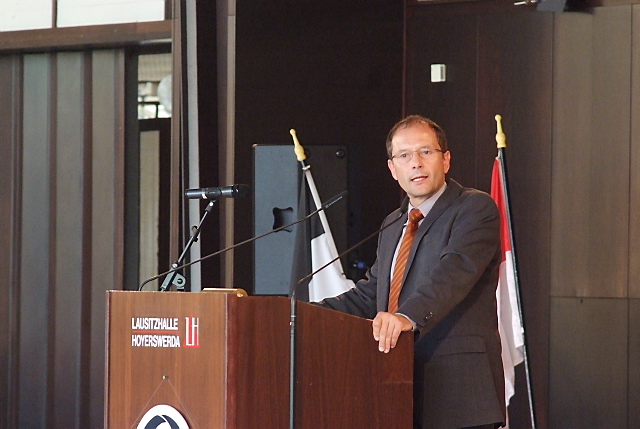 Innenminister Markus Ulbig CDU als Redner beim BdV