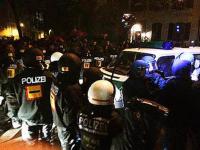 Polizeiaufgebot bei der freiburger Walpurgisnacht
