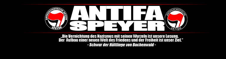 Banner Antifa Speyer