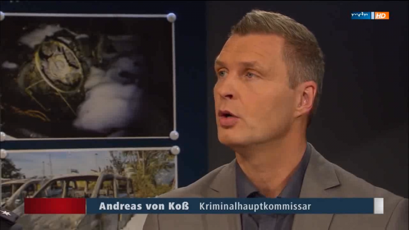 Kriminalhauptkommissar Andreas von Koß bei Kripo Live (MDR)