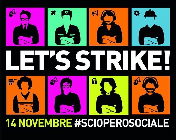 14 Novembre #scioperosociale