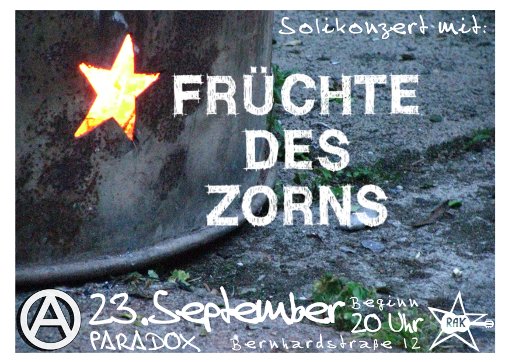 Früchte Des Zorns Flyer